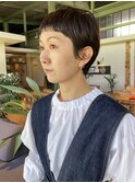 フェザーバングのショートヘア