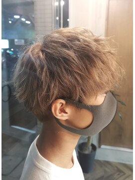 アンジェリカ 大和八木店(ANGELICA) メンズハイトーン×マッシュスタイル