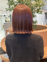 リア(Li’a)&nbsp;ボブ　×　オレンジカラー