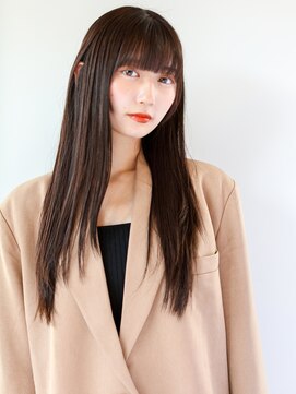 ガリカ 渋谷(Gallica) <穂乃華>ロングレイヤー/顔周りレイヤー/ぱっつん前髪小顔ライン