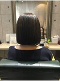 前下がりグラデーションボブ(tokio縮毛矯正)