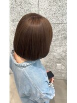 テミルヘアー(TEMIL HAIR) 白髪ぼかし/ハイライトグレージュショートスタイル