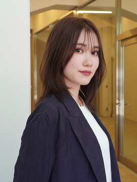 ビュートリアム265(BEAUTRIUM 265) 2wayバング シースルーバングレイヤーミディアム ココアブラウン