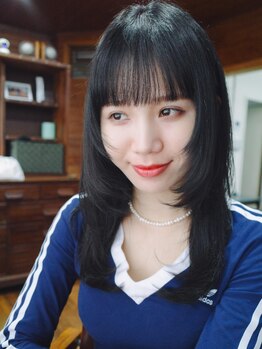 モードクラウド(MODE CLOUD hair design)の写真/【那覇市/松川】伸ばしかけの髪も、毛先のアレンジでオシャレ度UP♪是非お任せ下さい☆