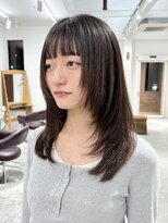 オーリーエトワ 御器所(oorry.etwa) 顔まわりレイヤースタイル