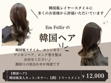 アンフェリール 原島店(Em Fellir)の雰囲気（大好評の韓国ヘア♪トレンドの人気スタイルを実現♪[縮毛矯正]）