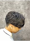 ニュアンスセンターパートマッシュ