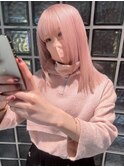 イメチェン/ホワイトブロンド/外ハネボブ/美髪/梅田