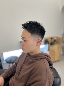 ヘアルームキムラ(HAIR ROOM KIMURA) メンズフェードベリーショートアップバングソフトモヒカン