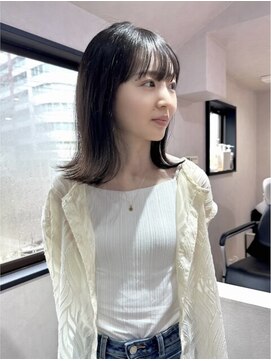 ラボバイイオエ(Lab. by ioe) 前髪/アンブレラカラー/こなれミディ/髪質改善/イメチェン