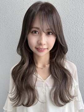 シンティアバイアルティナ 渋谷店(Cyntia by artina) マロンベージュ/くすみベージュ/ブリーチなし/ダブルカラー