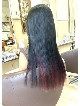 コアフィールフィス(COIFFURE fils) 【見附 今町】髪質改善 M3Dフルコース インナーカラー