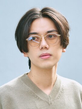 エルマーク 高槻(L-MARK) センターパート/ニュアンスパーマ/カルマパーマ/メンズ/眉毛