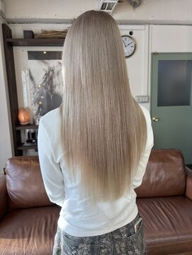 コレット ヘアー 大通(Colette hair) ミルクティーベージュ/ダブルカラー/ハイトーン/ブリーチカラー