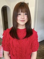 ヘアーアイスカルテット(HAIR ICI QUARTET)&nbsp;20代30代◎韓国風くびれレイヤー春カラーピンクベージュ
