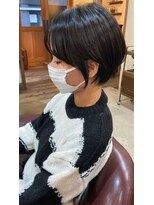 トレヘアー(tRe hair)&nbsp;ショート　ボブ　ウルフ　ブリーチ　レイヤーカット　イルミナ