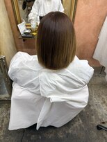 ユニーク(UniQ) ブリーチ縮毛矯正