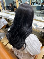 アプリバイリアン 浦和2号店(appri by Rien) ブリーチやめてく過程も楽しめるブルーブラック
