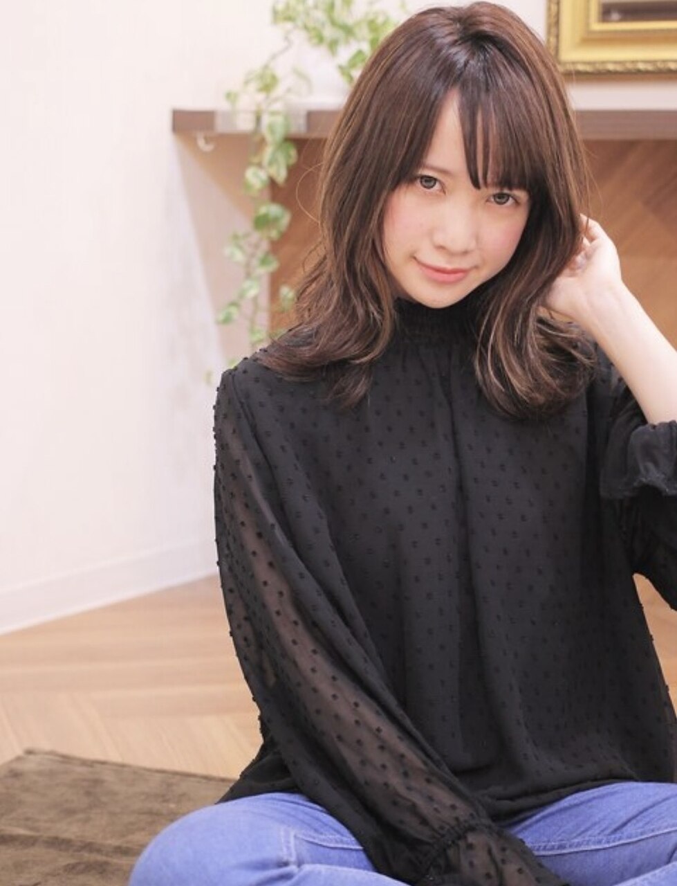 【カウンセリング重視】カット+艶カラー(全体)+濃厚トリートメント￥12500