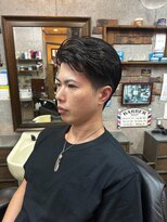 アールズ ヘア(R's hair)&nbsp;MEN’S HAIR/サーフカール/刈り上げセンターパート/印西