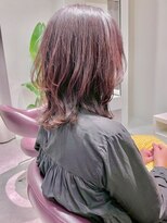 ピークス 千葉店(Peaks)&nbsp;ダークパープル/ひし形レイヤーボブ/韓国/20代30代40代50代/千葉