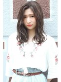 モーヴカラー×エフォートレス＝脱力系愛されヘア
