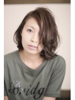 ヘアーデザイン ルシア(Hair Design Lucia)&nbsp;ミディアムボブ×ハイライト