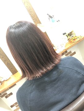 美容室 カノン(Kanon) 外ハネボブonグラデーションカラー