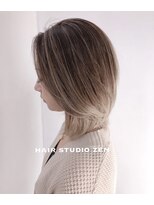 ヘアースタジオゼン アドバンス(hair studio Zen advance)&nbsp;外国人風バレイヤージュ