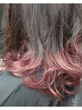 ヘアーサロン リーベ 東久留米店(Hair Salon Liebe) 裾カラー ブロッサムコーラル
