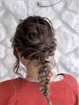 モアナ バイ ヘッドライト 沖縄南風原店(Moana by HEADLIGHT) 編み下ろし#ヘアセット#大人かわいい#イメチェン