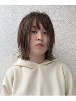 アンドレ ヘア デザイン(Andre Hair Design)&nbsp;ナチュラルグレージュ×切りっぱなしボブ