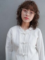 カンナ(Canna)&nbsp;エアリーミディ/ショートパーマ/黒髪/ホワイトアッシュ/TOKIO