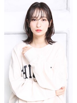 クラッチ 天王寺(CLUTCH) 大人可愛い２０代３０代４０代小顔セクシーミディ 暗めカラーA2