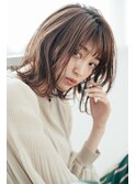 オリジナルバームで時短スタイリング こなれミディ 自由が丘