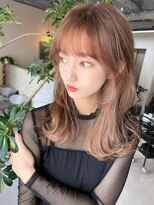 フラッグヘア 新宮店(Flag HAIR)&nbsp;ハイトーン　ダブルカラー　セミロング