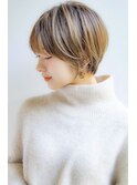 【銀座◇成田】ヘルシースタイル丸みショート小顔大人可愛い