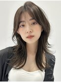 ハイライトカラーグレージュベージュケアブリーチダブルカラー