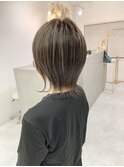 極細ハイライトカラー