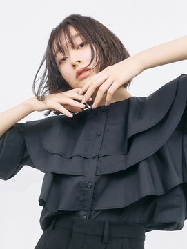 ファイブシーン アオヤマ(5SCENE AOYAMA) 切りっぱなしボブミニボブパーマくびれボブ外ハネボブ内巻きボブ