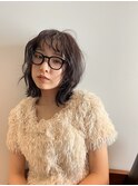 パーマ風秋カラー