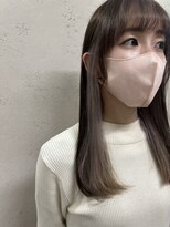 アジールヘア 東上野店(agir hair)&nbsp;ストレートワンカールグレージュインナーカラー【上野】