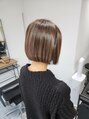 エン 大泉学園(en.)&nbsp;定番ボブにはデザインカラーで周りと差をつけてみると◎