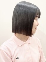 モリオフロムロンドン 松戸店(Morio from London)&nbsp;【モリオ松戸　石山】黒髪タッセルボブストレート顎ラインボブ