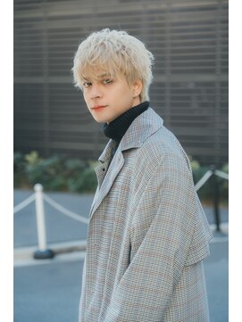 ルフレ 新宿歌舞伎町店(Reflet) ハイトーン/ホワイトカラー/メンズカット/men's/メンズセット