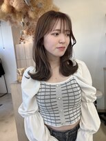 ヴィンスジオ 岐阜駅南(vince gio) オリーブベージュ/ハイライト/韓国くびれヘア