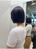 切りっぱなしボブ