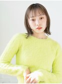 切りっぱなしボブ　外ハネボブ　イメチェン　美髪　ワイドバング