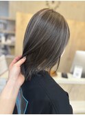 たっぷりハイライト×グレージュ