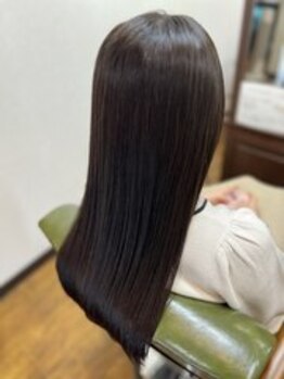 ウィズ(WITH)の写真/「カラーと髪質改善が同時に叶う」髪質改善メテオカラー導入♪乾かすだけでも効果を実感できる☆